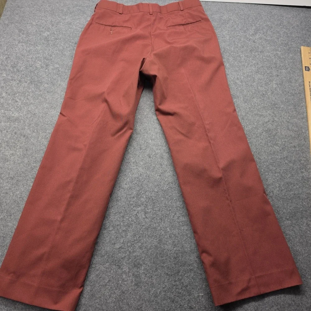 Men's Finalist  Vintage  All Season Work Dress Pants Made In USA 32X 30